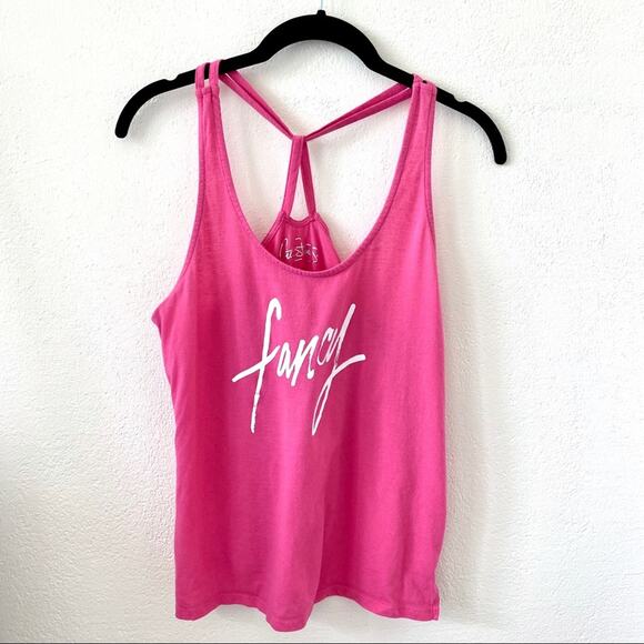 City Streets Fancy Pink Graphic Tank Size Small - Picture 1 of 6